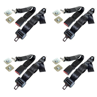 4 x Land Rover Defender Lap Seat Belt Kit For Rear & Side Facing Rear MXC5495 - Image 1 of 4