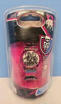 MONSTER HIGH FREAKY FABULOUS WATCH Clawdeen Wolf, Frankie Stein and Draculaura - Image 1 of 4