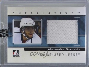 2009 ITG Superlative Volume 2 Game-Used Jersey Silver /40 Alex Ovechkin #GUJ-01