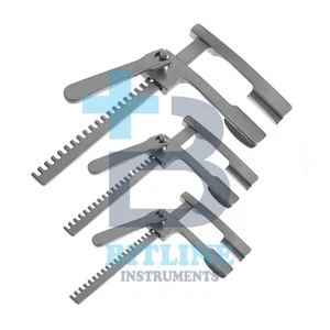 3 Pcs Finochietto Rib Spreader Retractor Baby Small Medium Premium Quality - Picture 1 of 3