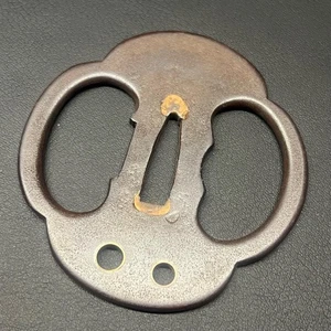 Japanisches Schwert Tsuba Orthesen Gold aus Japan #K8723 - Bild 1 von 8