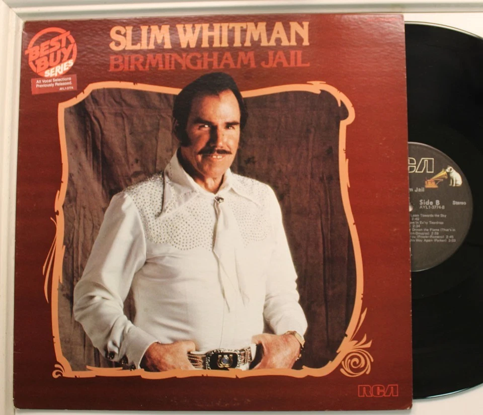 Slim Whitman Lp Birmingham Jail On Rca - Vg To Nm/ Vg+ To Vg - Image 1 of 1