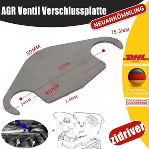 AGR Ventil Verschlussplatte für BMW  E84 E90 E91 N47 N47S N57 N57S M67N  -DHL- - Bild 1 von 13