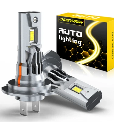 For BMW	R1200RT 2005 2006-2013 Motorcycle LED Headlight H7 White Bulbs 6000K - Image 1 of 4