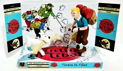 Conjunto de bonecos de ação em quadrinhos TINTIN IN TIBET diorama de exibição personalizada - Imagem 1 de 4