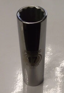 Armstrong 39-317 1/2" Drive 17mm Deep Socket 12pt. USA - Picture 1 of 1