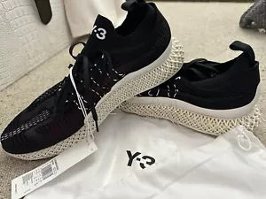 adidas x Y-3 Runner 4D Halo Black/White Men GX1091 Size 12 Men - Picture 1 of 6