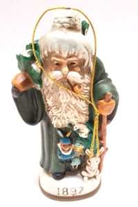 Memories of Santa Collection Antique Repro Santa Claus Thomas Nast w/ Box Korea - Picture 1 of 6