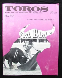 1963 Toros Bullfight Review in English w/ Ephemera - Tijuana. Mexico - Imagen 1 de 5