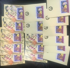 ST. LUCIA 1986 Girl Guides minisheets x 16 MNH $6 value