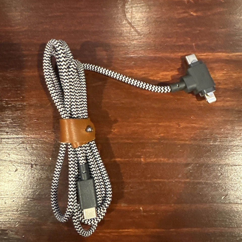 Native Union Belt Cable Duo - Zebra - Image 1 of 1