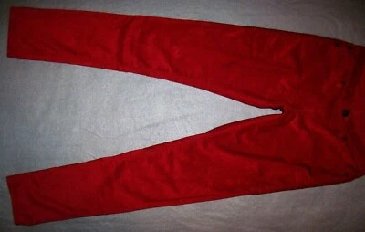 Pantalones ajustados de pana roja Rock & Republic para mujer/junior Berlín talla 4 (28/32) Foto 1 de 3