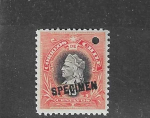 Chile 1901-02, 10c Columbus, American Bank Note Co. SPECIMEN Aufdruck NH #54 - Bild 1 von 1