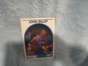 John Salley, Detroit Pistons, NBA Hoops, #109, 1989 - Picture 1 of 2
