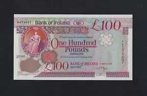 Ireland Northern BANK OF IRELAND 100 Pounds 2005 P-82 GEM UNC RARE - Picture 1 of 2