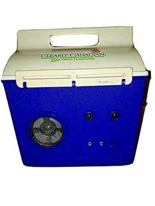 Clearly Canadian Brotdose Radio Vintage Sammlerstück selten blau weiß AM/FM - Bild 1 von 10