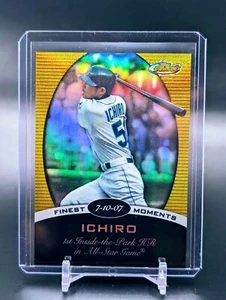 2008 Topps Finest Moments Ichiro Suzuki Gold Refractor #/50 - Picture 1 of 2