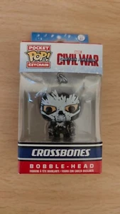 Funko Pocket Pop Schlüsselanhänger: Marvel Crossbones Wackelkopf - Bild 1 von 1