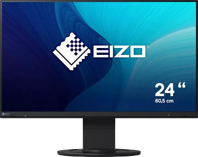 Eizo FlexScan EV2460-BK 23,8 Zoll Monitor IPS FHD 1920x1080 DP HDMI Lautsprecher - Bild 1 von 3