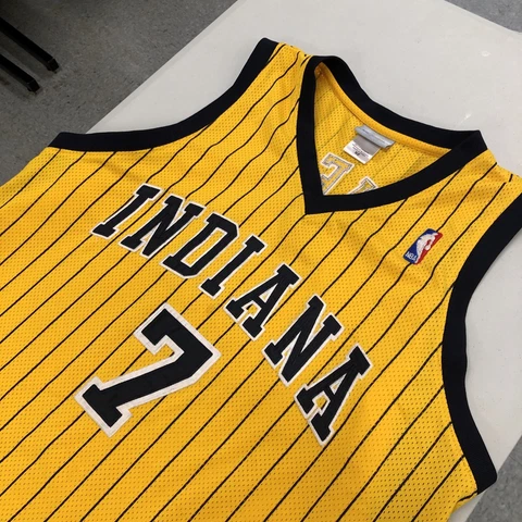 Jermaine O'Neal Indiana Pacers Jersey Reebok Men's Size 52 Stitched Home Jersey Cover