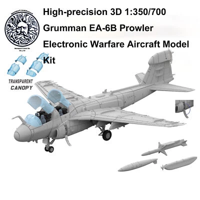High-precision 3D 1:350 EA-6B Prowler Electronic Warfare Aircraft Model Kit - Image 1 of 2