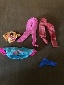 Barbie And The Rockets Lot Shirts Orange Blue Glitter Tights Pink Vintage Fair