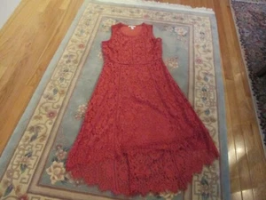 Isaac Mizrahi Lace Maxi Dress Desert Rose PS NWT A303179 - Picture 1 of 7