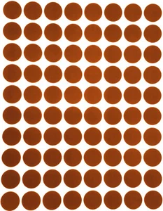 Brown Dot Stickers in Various Sizes (8MM-38MM) Color-Coding Label in 15 Sheets - Bild 1 von 25
