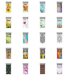 Ambesonne Floral Vintage Fitted Sheet Pillow Sham Set Bedding Decor in 4 Sizes - Picture 1 of 244