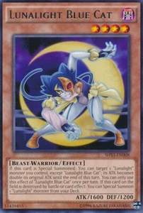 3x Yugioh SHVI-EN008 Lunalight Gato Azul Raro Sin Limite - Casi Mint - Imagen 1 de 1