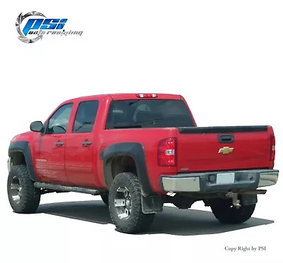 Extension Style Fender Flares Fits Silverado 1500 07-13 5'8" Only ; Textured Foto 1 de 4