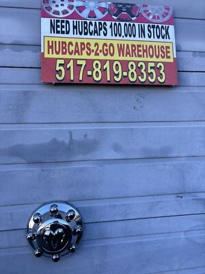 2014-18 Dodge Ram 2500-3500 8 lug Used  Nice Chrome centercap 1 P/n 04726279AA - Image 1 of 4
