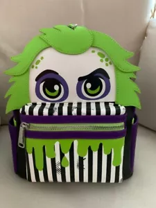 NWT Loungefly Beetlejuice Cosplay Mini Backpack - Picture 1 of 5