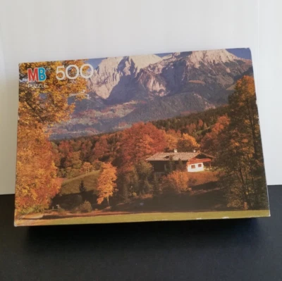 Винтажная головоломка MB Croxley 500 шт. 14 x 19 дюймов рядом с Берхтесгаденом Западная Германия - Изображение 1 из 4