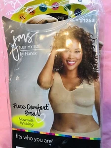Just my Size. Pure Comfort Wirefree Nude Bra 2X large  - Picture 1 of 6