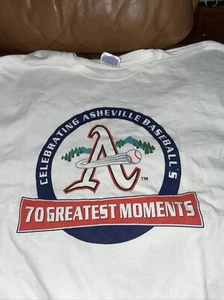 Asheville Tourists Vintage Minor League Baseball T-Shirt XL 23” Pit - Picture 1 of 3