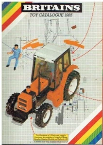 BRITAINS DIECAST MODEL FIGURES BUILDINGS & VEHICLES PRODUCT CATALOGUE (1985 ED) - Picture 1 of 1