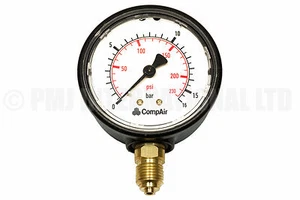  Original Gardner Denver Manometer 98288/10 230PSI 16BAR - Bild 1 von 1