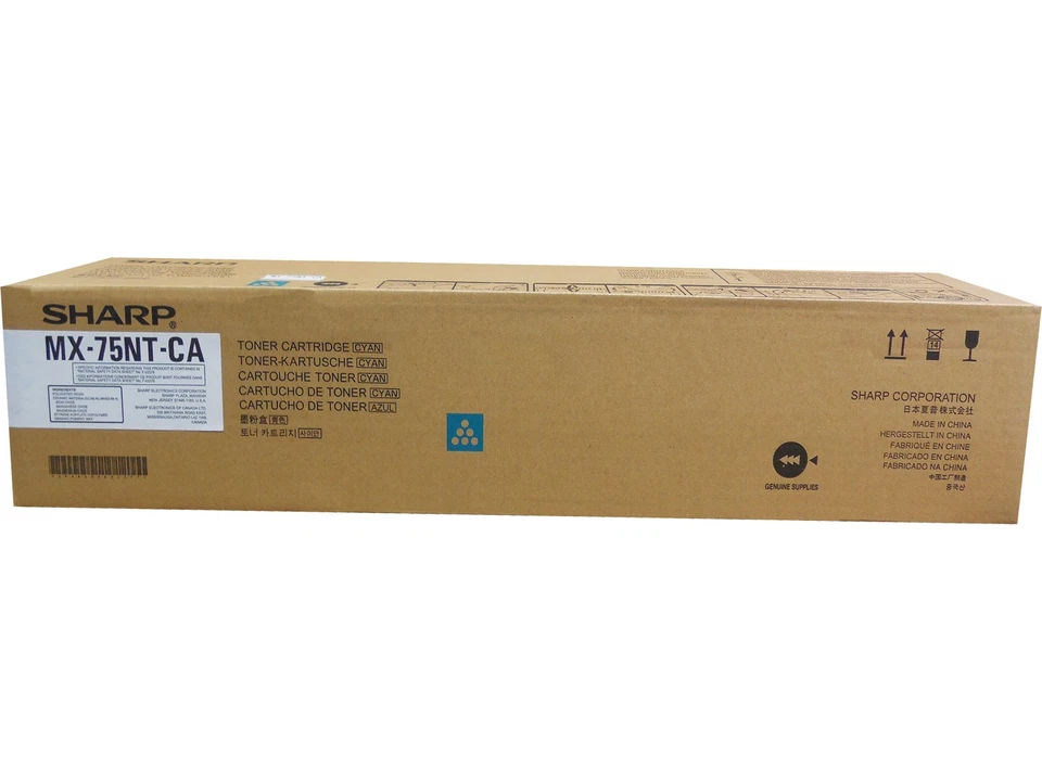 SHARP MX-75NTCA Cyan Toner 60k * - Image 1 of 1