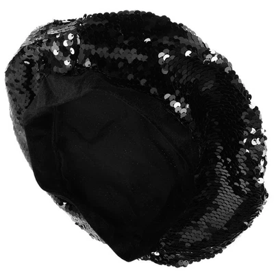  Cappello berretto da donna con paillettes Cappello berretto francese Cappello - Immagine 1 di 4