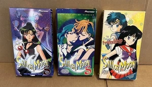 Sailor Moon Anime VHS 3 Lot Mysterious Sailor Secret Destiny Power Of Friendship - Bild 1 von 6