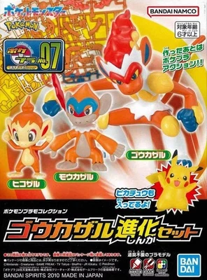 Bandai Hobby Pokemon Infernape Evolution Set Kits Modelo Plástico Foto 1 de 2