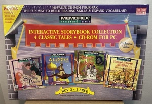 VTG Memorex Children’s Series Interactive Storybook Collection CD ROM 1996 RARE! - Picture 1 of 6