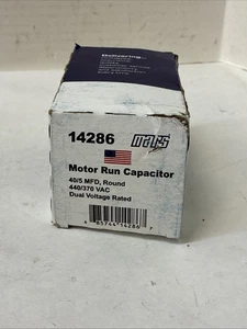 Mars 14286 Dual Section Round Capacitor - 40/5 MFD - 440/370 Volt - Picture 1 of 2