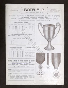 Catalogo Listino Rota G.B. Genova - Medaglie, coppe, distintivi, targhe - Picture 1 of 2