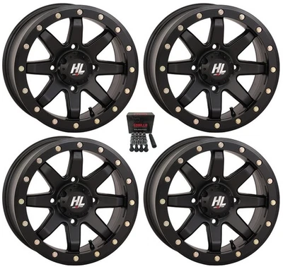 High Lifter HL9 Beadlock 14" Wheels Black (5+2) Polaris RZR 1000 XP (4) - Imagem 1 de 3