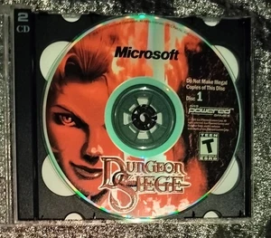 Dungeon Siege (PC, 2 Disc Jewel Case, 2001) CD Rom Microsoft - Discs Only! - Picture 1 of 3