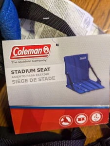 Cojín blanqueador asiento de estadio portátil Coleman con respaldo acolchado ligero - Imagen 1 de 3