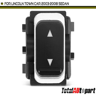 Power Door Window Switch for Lincoln Town Car 2003 2004-2008 Front Right/ Rear - Image 1 of 4
