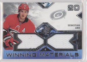 2021-22 SPx Winning Materials Sebastian Aho #WM-SA